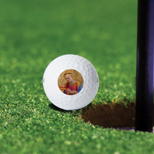  Christelijke afbeelding Golden Golfballen