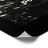 Christelijke affirmatie en bijbel poster (Hoek)