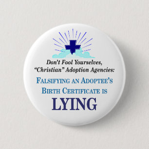 Christelijke agentschappen ronde button 5,7 cm