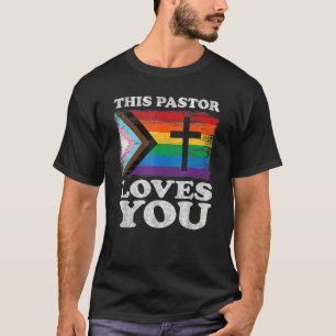 Christelijke allly Inclusive Pride Clergy Deze pre T-shirt