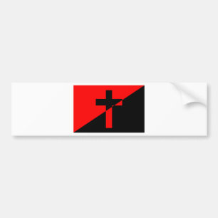 Christelijke anarchistische anarchistische vlag va bumpersticker