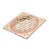 Christelijke Angel Serenity Prayer Tegeltje (Zijkant)