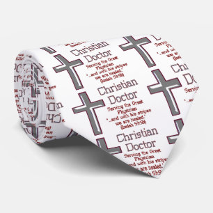 Christelijke arts stropdas