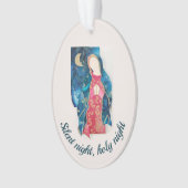 Christelijke baby's eerste kerstmoeder Mary Ornament (voorkant)