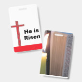 Christelijke badge (Voor- en achterkant)