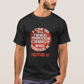 Christelijke Basketbal, ik kan alles doen T-shirt