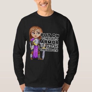 Christelijke Bijbel Motivatie Wapenrusting van God T-shirt