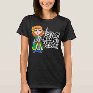 Christelijke Bijbel Motivatie Wapenrusting van God T-shirt