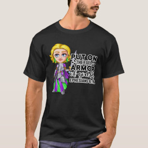 Christelijke Bijbel Motivatie Wapenrusting van God T-shirt