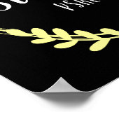 Christelijke Bijbel Verse Blessed Psalm 23 Poster (Hoek)