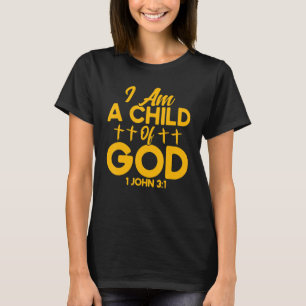 Christelijke bijbel Verse John 31 Kind van God Kru T-shirt