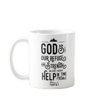 Christelijke Bijbel Verse Psalm 46:1 God is onze s