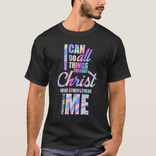 Christelijke Bijbel Verse Religieuze Sterke punten T-shirt