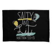 Christelijke Bijbel Verse Salty en Lit Matthew Kussensloop (Voorkant)