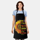 Christelijke Bijbel - Zonnebloemscriptie Religie Schort (Gedragen)