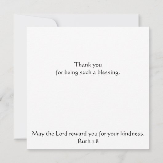 Christelijke Bijbelscripts Bedankt Zonneverlichtin Kaart (Achterkant)