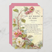  Christelijke Bijbelscripts Feestdagenkaart (Voorkant / Achterkant)