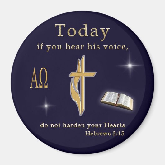 Christelijke Bijbelscripts Magneet (Voorkant)