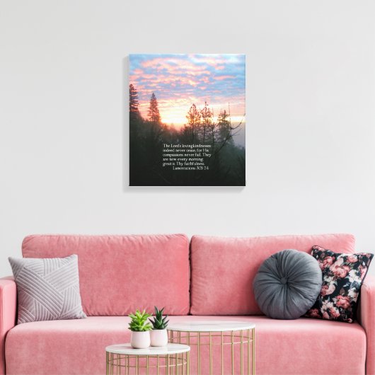 Christelijke Bijbelscripts maken Canvas Afdruk (Insitu (Woonkamer))