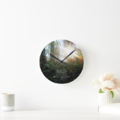 Christelijke bijbelscripts maken ronde klok (Huis)