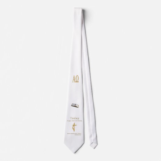 Christelijke Bijbelscripts Stropdas (Voorkant)