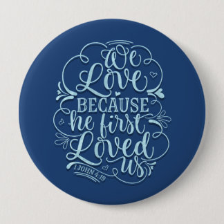 Christelijke Bijbelse Verse Kerk Faith vulde God i Ronde Button 4,0 Cm