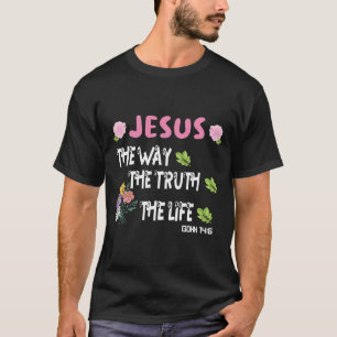 Christelijke Bijbelvers Citaten Roos Bloem T-sh T-shirt