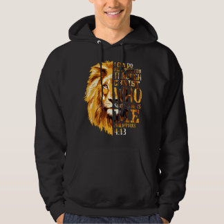 Christelijke Bijbelvers Leeuw Mannen Echtgenoot Hoodie