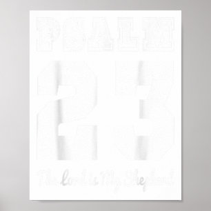 Christelijke Bijbelvers Psalm 23 De Heer Is Mijn H Poster
