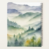 Christelijke Bijbelvers Waterverf Bergen Naam Planner (Achterkant)