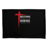 Christelijke Bijbelverse Colossians 1:13-14 Kruis Kussensloop (Voorkant)