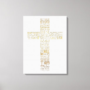 Christelijke Bijbelversen - Canvasafdruk Canvas Afdruk