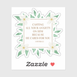 Christelijke Bijbelversie maakt je zorgen over hem Sticker