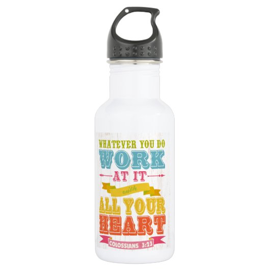 Christelijke Bijbelversie met scripts - Colossians Waterfles (Voorkant)