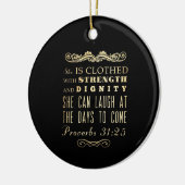 Christelijke Bijbelversie met scripts - Proverbs 3 Keramisch Ornament (Links)