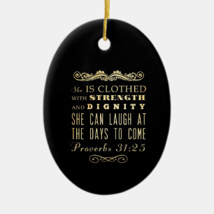 Christelijke Bijbelversie met scripts - Proverbs 3 Keramisch Ornament