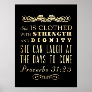 Christelijke Bijbelversie met scripts - Proverbs 3 Poster