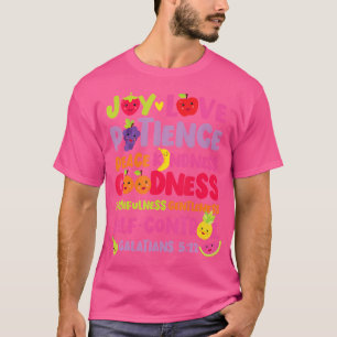 Christelijke bijbelvruchten van de gedistilleerde t-shirt