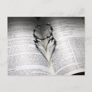 Christelijke bijliefde hart inspirerend religie briefkaart