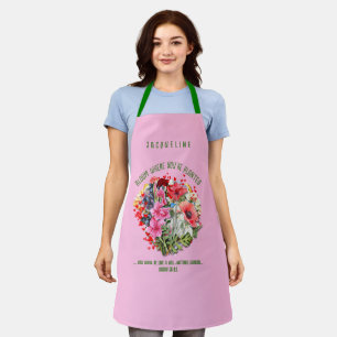 Christelijke BLOEI WAAR U BENT GEPLANT Bloemen Schort