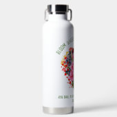 Christelijke BLOEI WAAR U BENT GEPLANT Bloemen Waterfles (Voorkant)