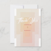 Christelijke bruiloft Hartelijk dank Bedankkaart (Voorkant)