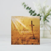 Christelijke bruiloft kaart (Staand voorkant)