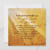 Christelijke bruiloft kaart (Achterkant)