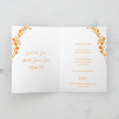 Christelijke bruiloft Uitnodiging Wijzigingskaartk (Binnen)