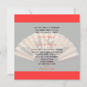 Christelijke bruiloft van Chinese bamboe- en zijde Kaart (Voorkant)