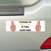 Christelijke Bumpersticker (Op auto)