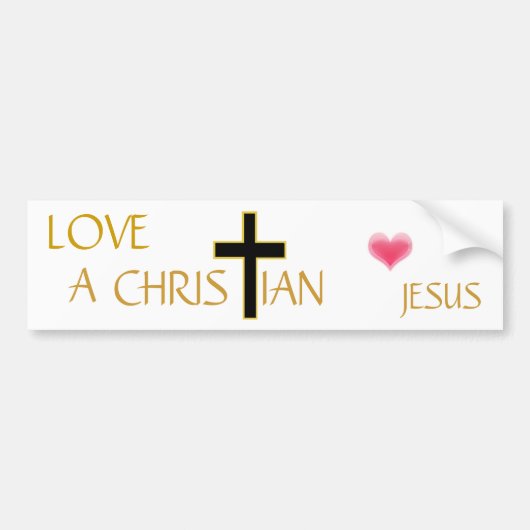 Christelijke Bumpersticker (Voorkant)