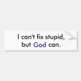 Christelijke bumpersticker