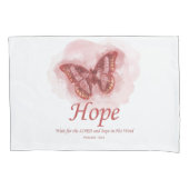 Christelijke butterfly bijbel voor vrouwen: Hoop Kussensloop (Voorkant)